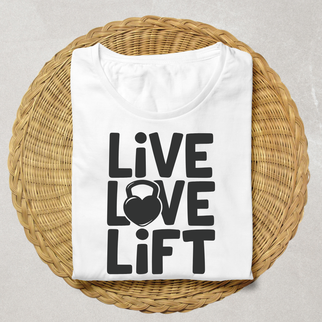 Live Love Lift Half Sleeve T-shirt