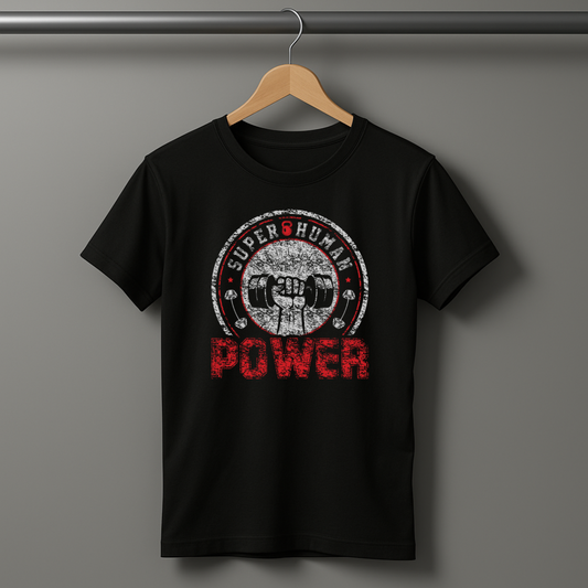 Super Human Half Sleeve T-shirt