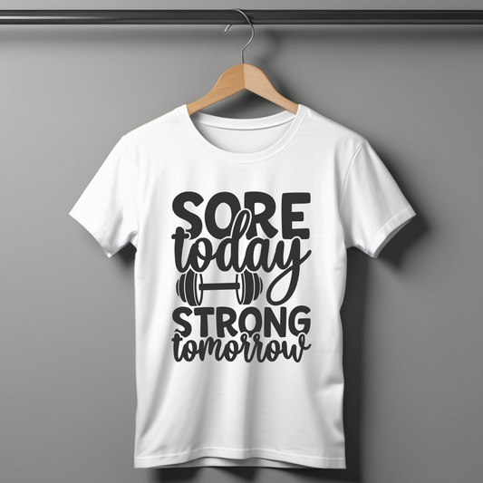 Sore Today Strong Tomorrow Half Sleeve T-shirt