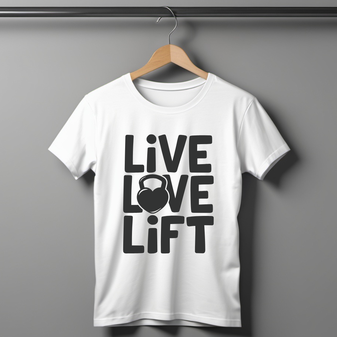 Live Love Lift Half Sleeve T-shirt