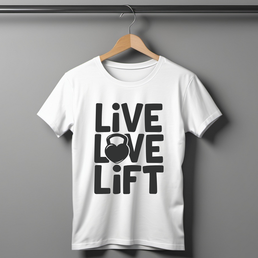 Live Love Lift Half Sleeve T-shirt