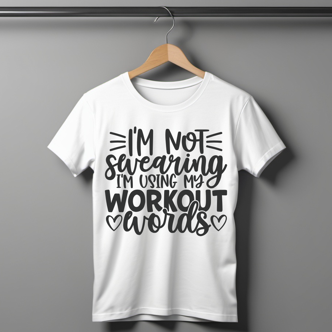 I'm Not Swearing Half Sleeve T-shirt