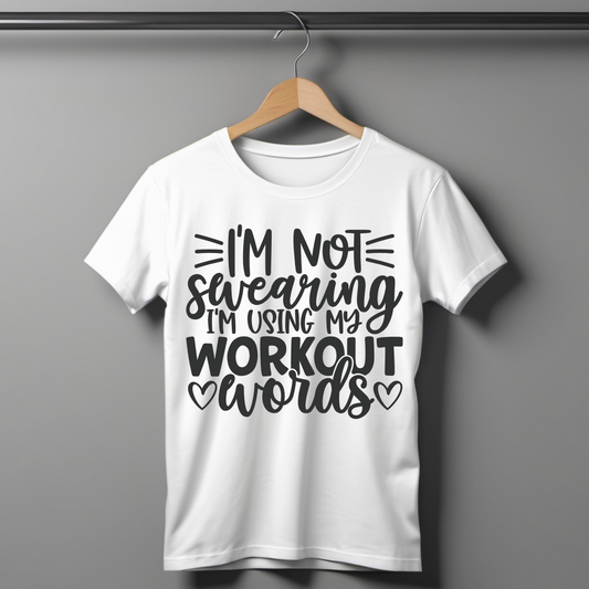 I'm Not Swearing Half Sleeve T-shirt