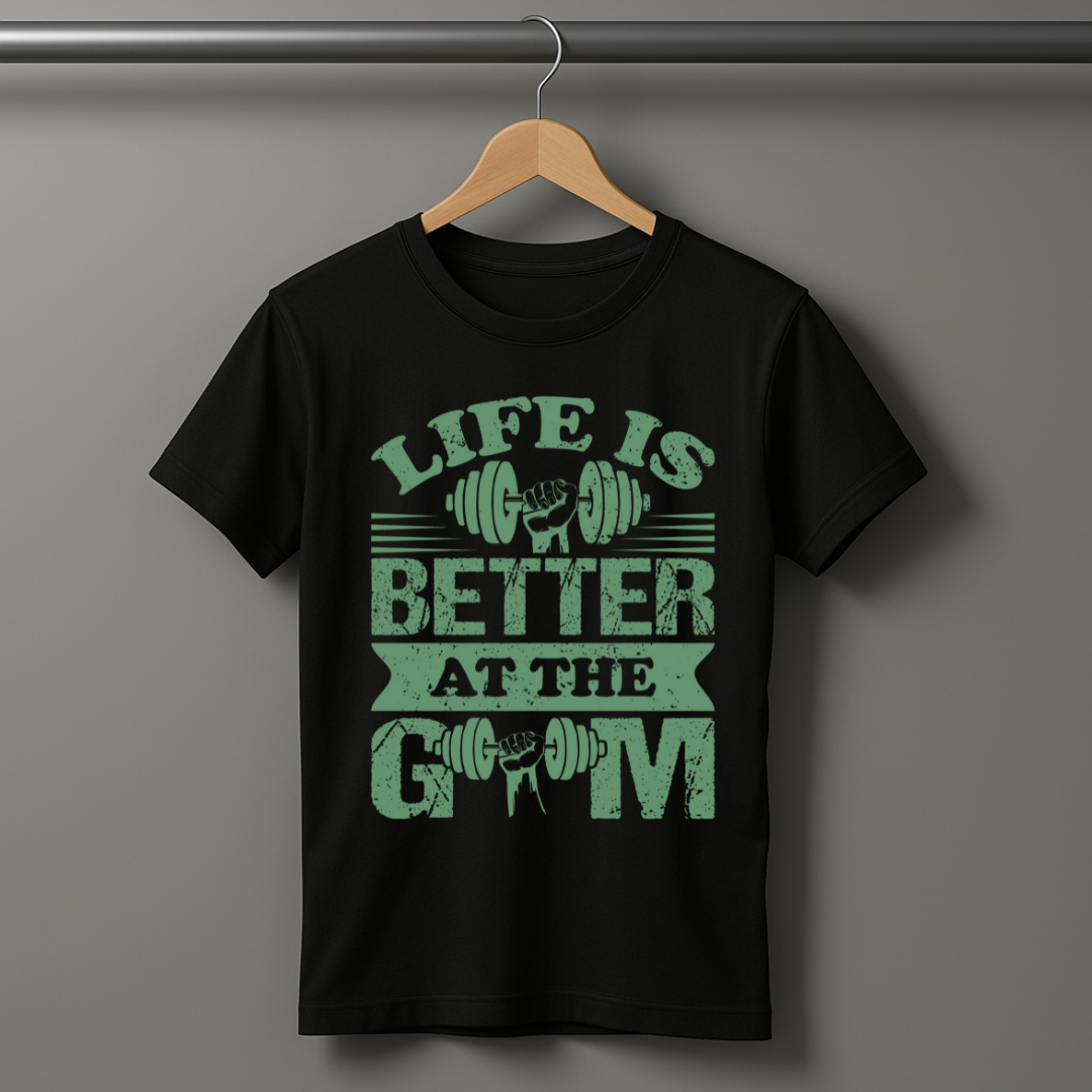Life is better Half Sleeve T-shirt