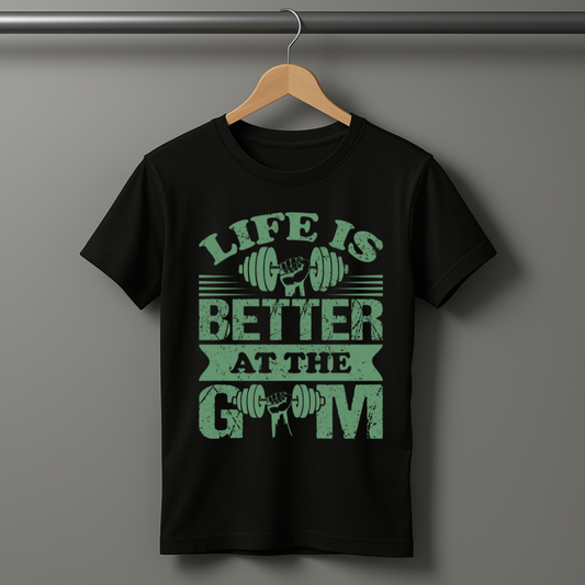 Life is better Half Sleeve T-shirt