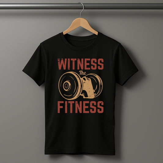 Witness The Fitness Half Sleeve T-shirt
