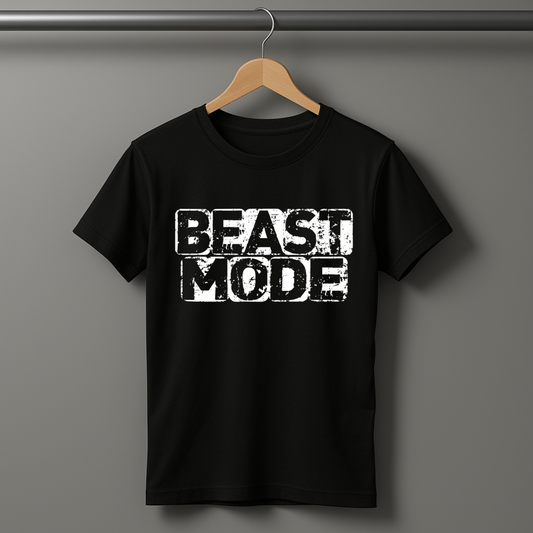 Beast Mode Half Sleeve T-shirt