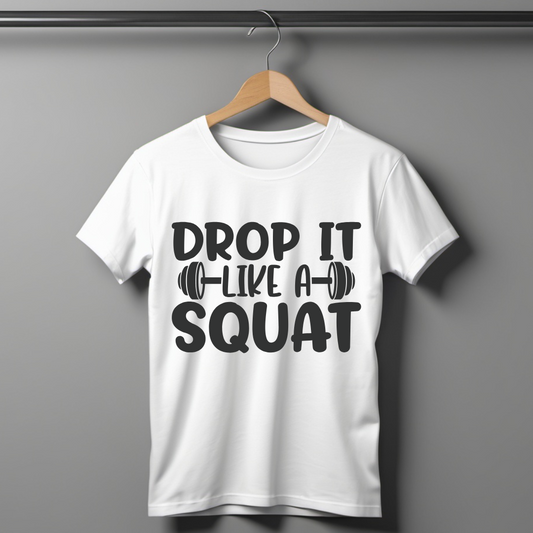 Drop It Like A Squat Half Sleeve T-shirt