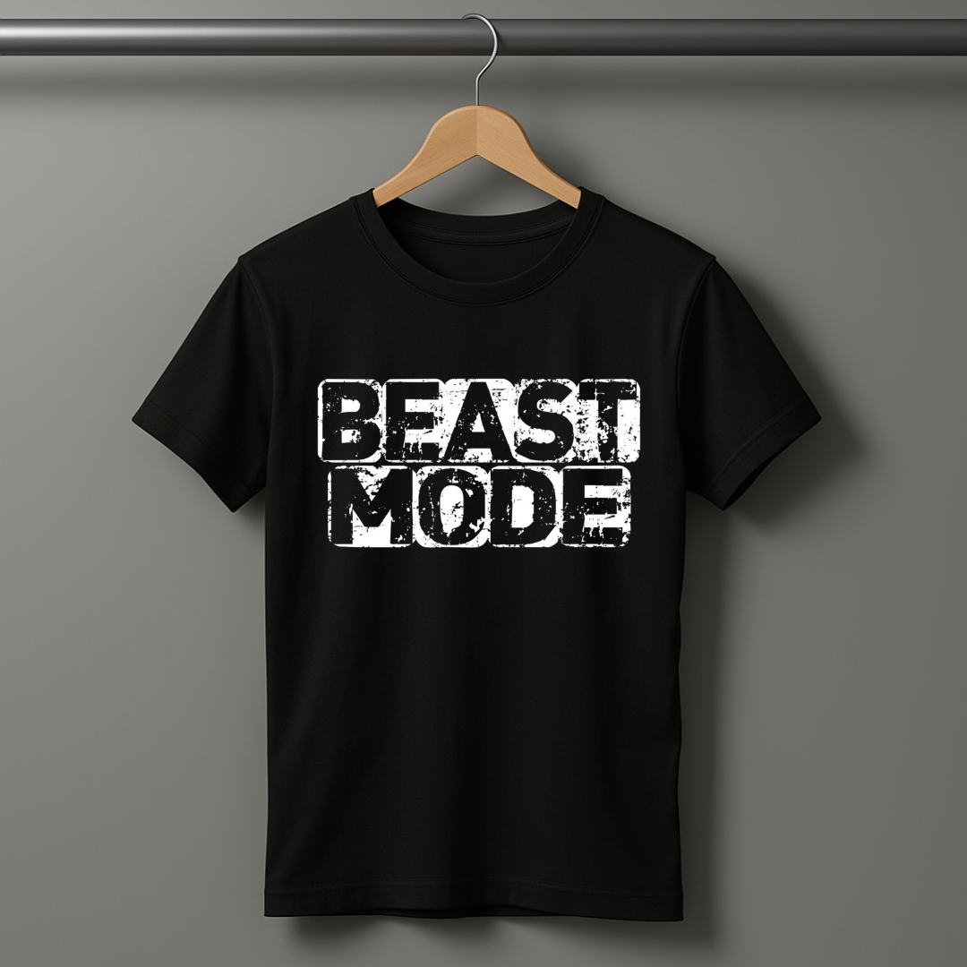 Beast Mode Half Sleeve T-shirt