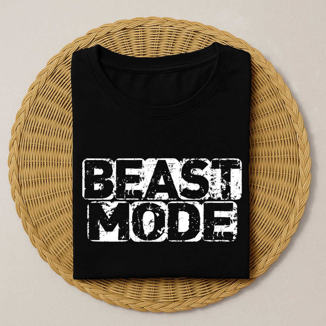 Beast Mode Half Sleeve T-shirt